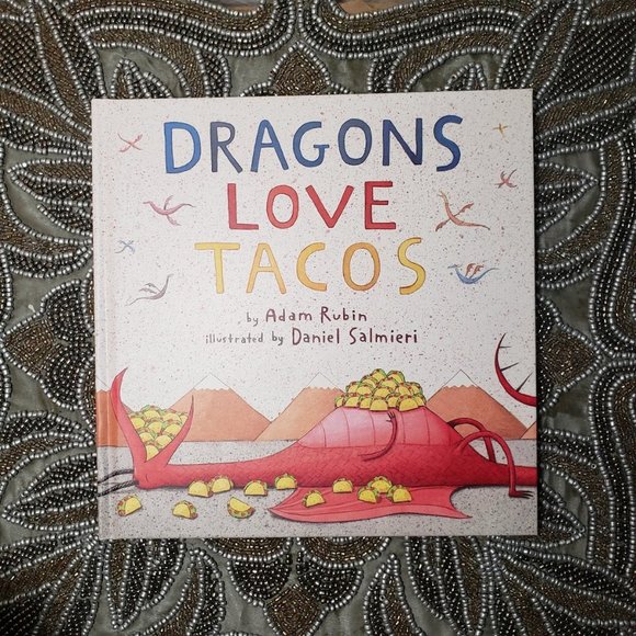 NEW Dragons Love Tacos Hardcover Book By Adam Rubin EASTER BASKET GIFT Shower - Picture 2 of 7